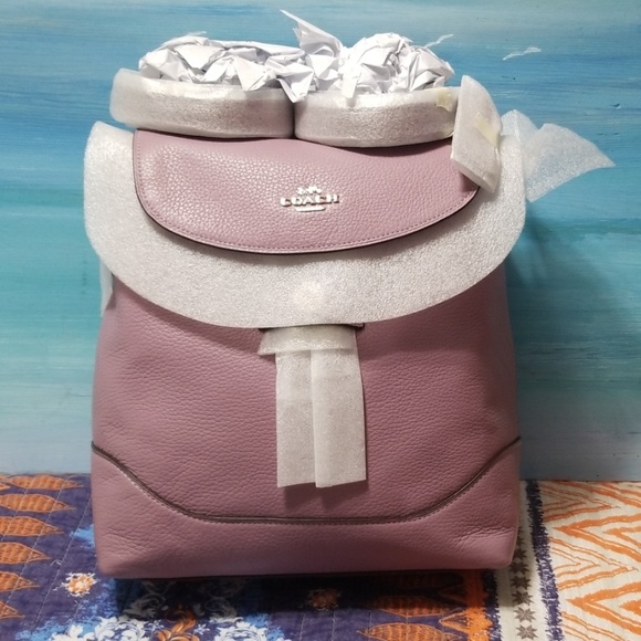 Coach Elle Backpack F72645 Jasmine NWT - Picture 2 of 8